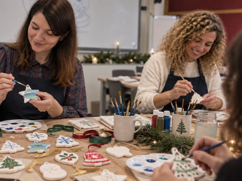 Coming Soon: Christmas Ceramic Ornament Painting Workshop ceramic workshop in Wimbledon, London — November, 2026