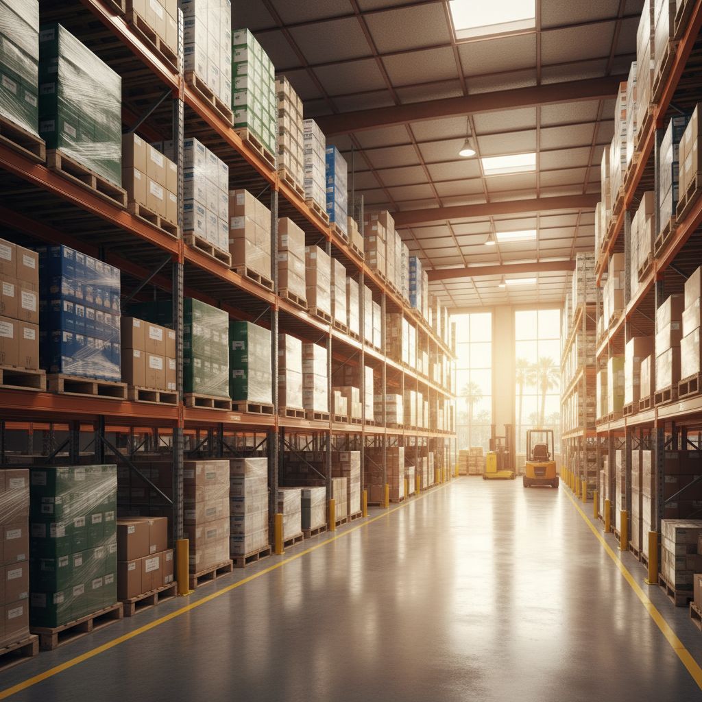 Pallet Racks in Empire Center Warehouse