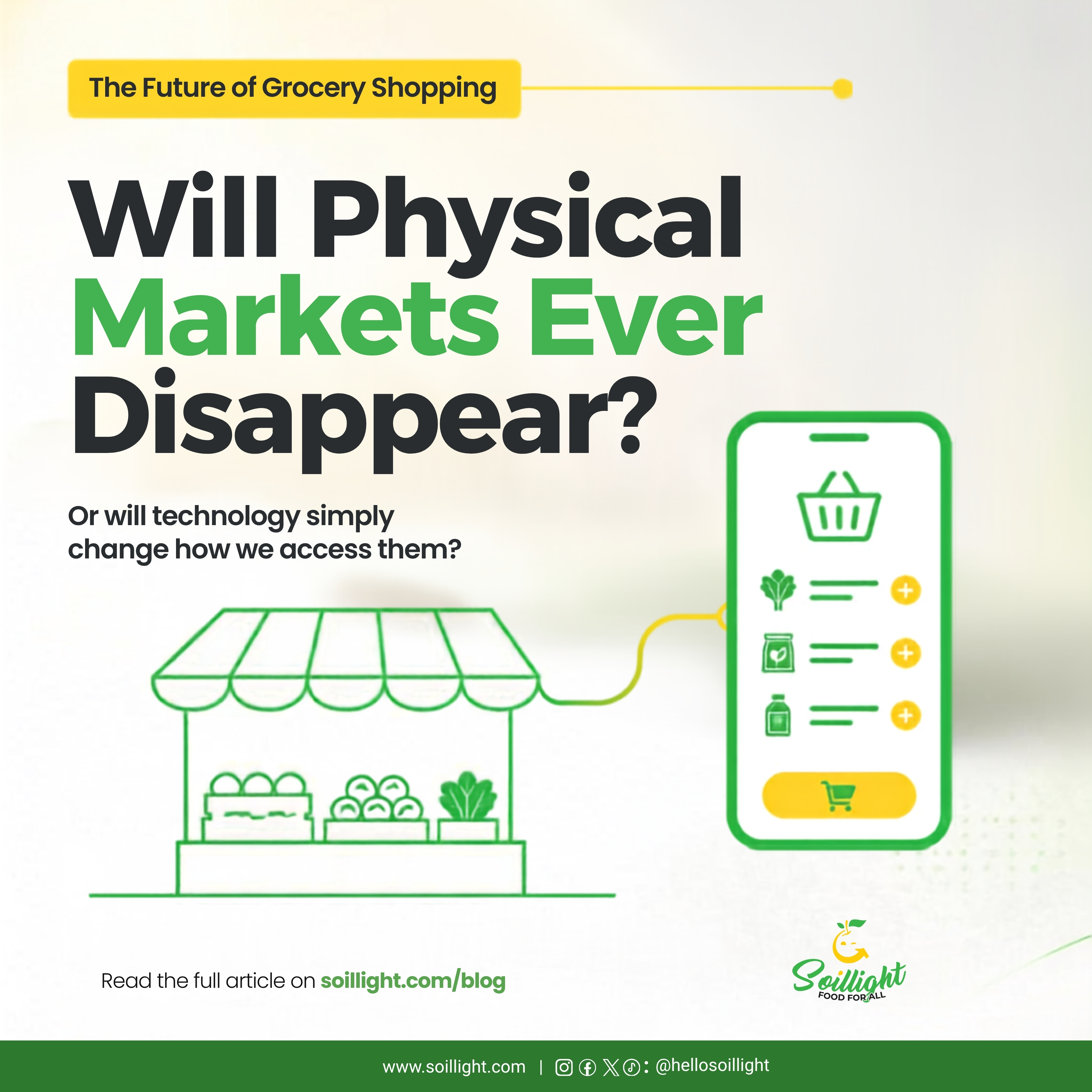 Will Physical Markets Ever Disappear? Or Will Technology Simply Change How We Access Them?