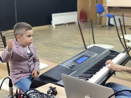 Музыкальное занятие для рузских дошколят