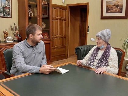 Депутат Люберец встретился с председателем Союза пенсионеров и инвалидов