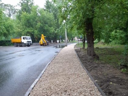 В Люберцах начали ремонт тротуара протяженностью более 1,2 км