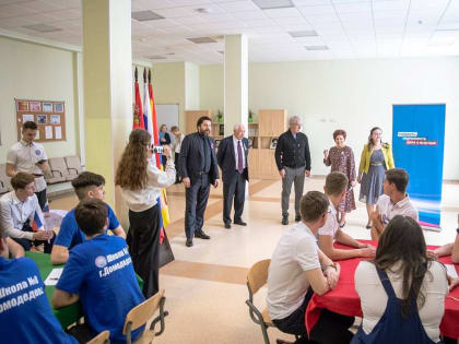 В Домодедово прошёл интерактив для старшеклассников «Молодой избиратель»