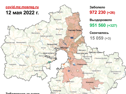 В г. о. Серпухов нет новых случаев заболевания