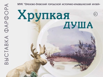 «Хрупкая душа» — выставка фарфора в г. Орехово-Зуево