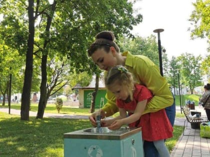 В двух парках Подольска установили бесплатные&nbsp;питьевые фонтаны