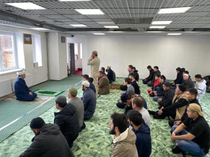 Муфтий Рушан Аббясов провел первое пятничное богослужение в Мусульманской общине г.о. Королёв
