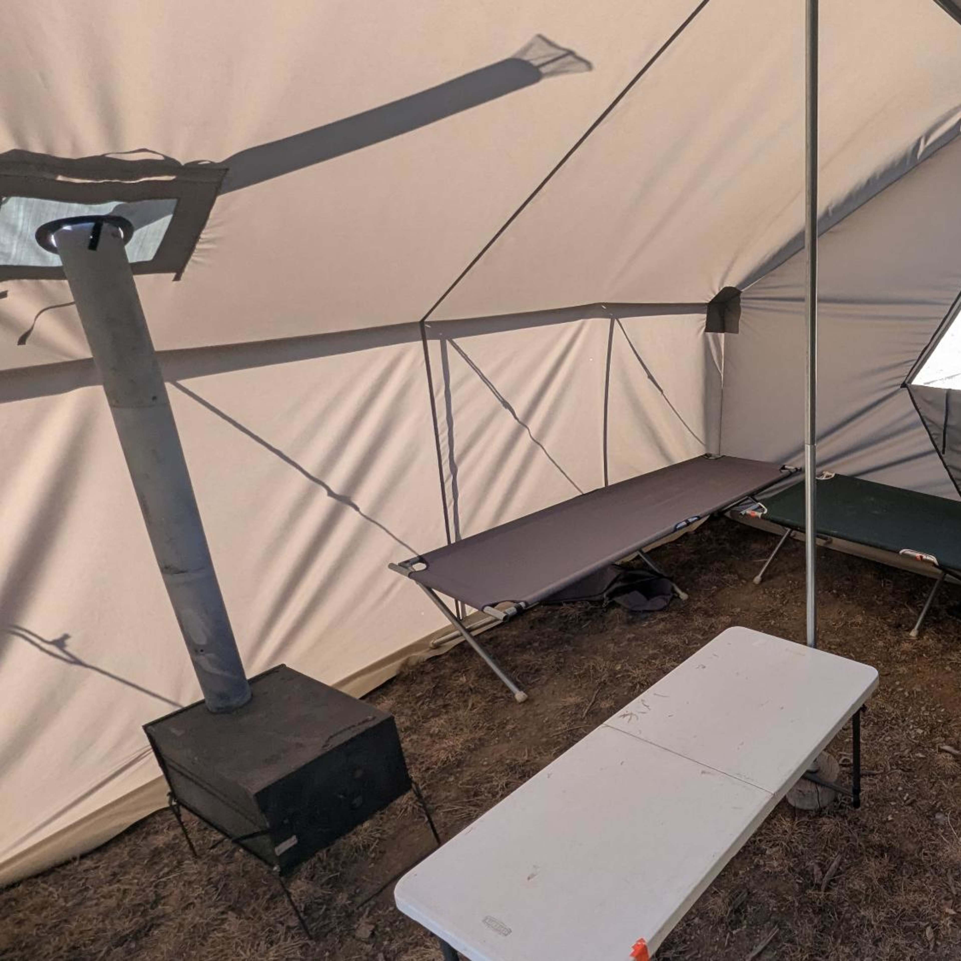 Colorado Tent Company Wall Tent Rental - Western Hunt Expo