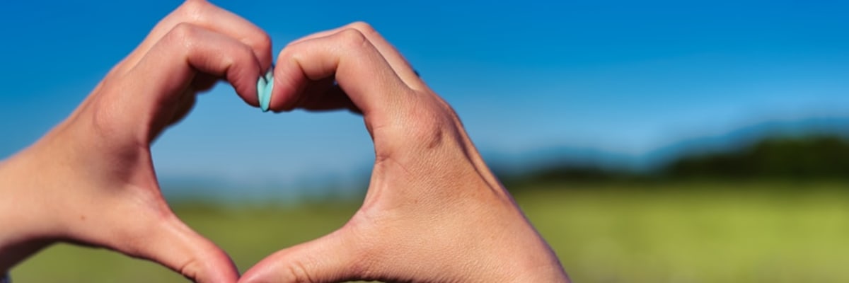 Korean couple in romantic setting