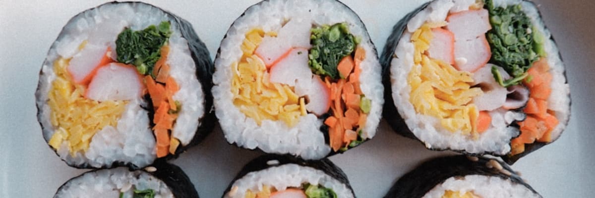 Korean gimbap varieties