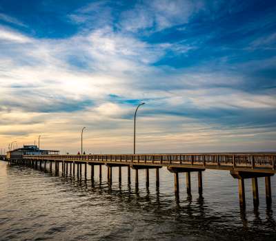 Fairhope Alabama sunset golden hour photography print