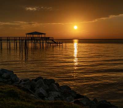 Fairhope Alabama sunset landscape photography fine art print