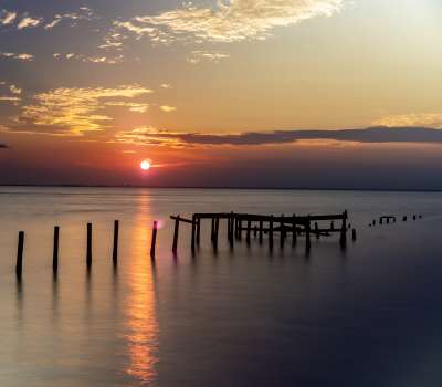 Fairhope Alabama sunset landscape photography fine art print
