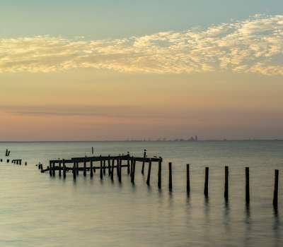 Fairhope Alabama sunset landscape photography fine art print