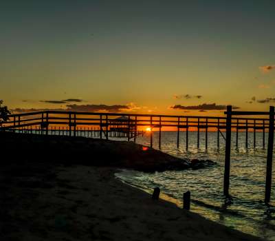 Fairhope Alabama sunset landscape photography fine art print