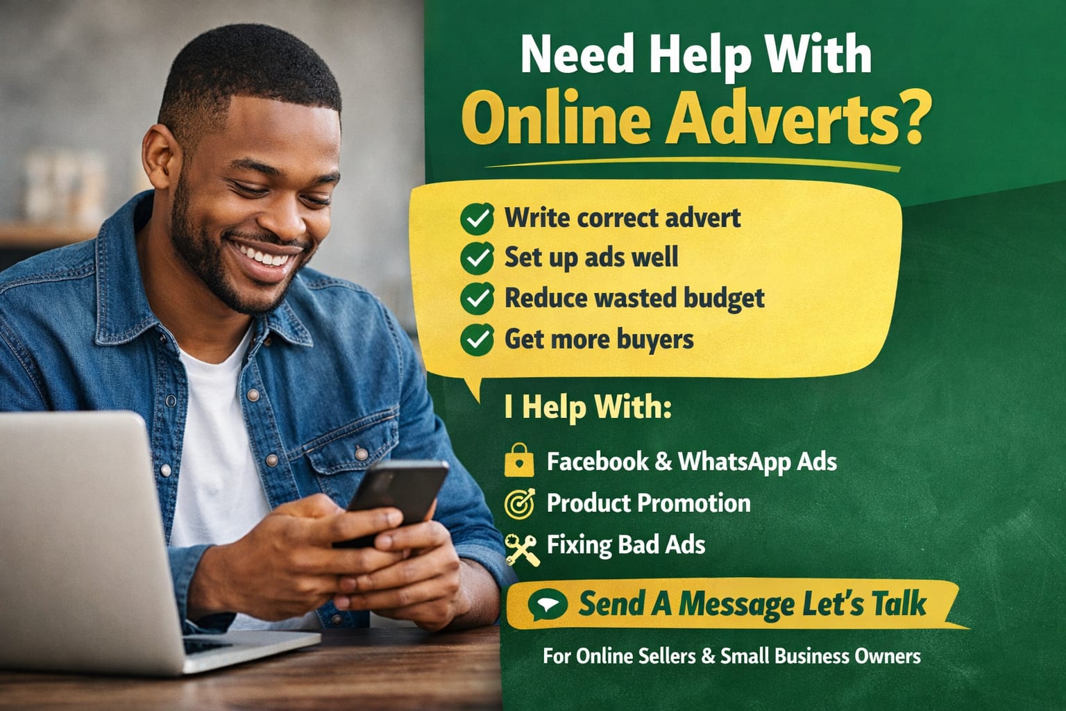 Online Advert &amp; sales Speacialist