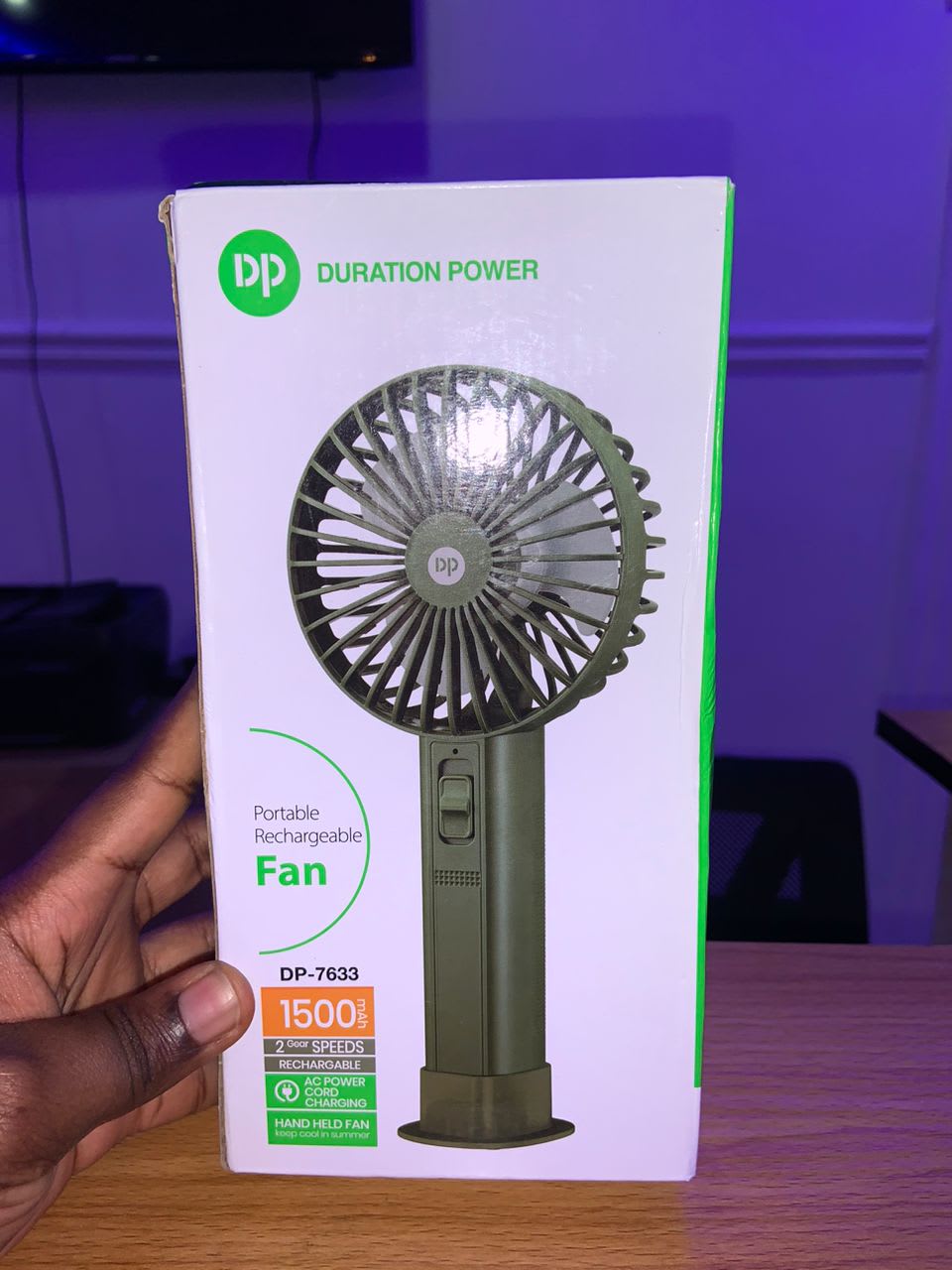 Rechargeable fan