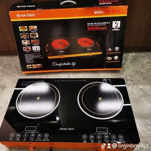 Double burner infrared electric cooker