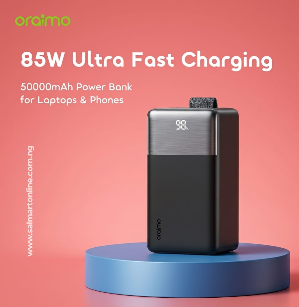 Oraimo 50000mAh 85W power bank