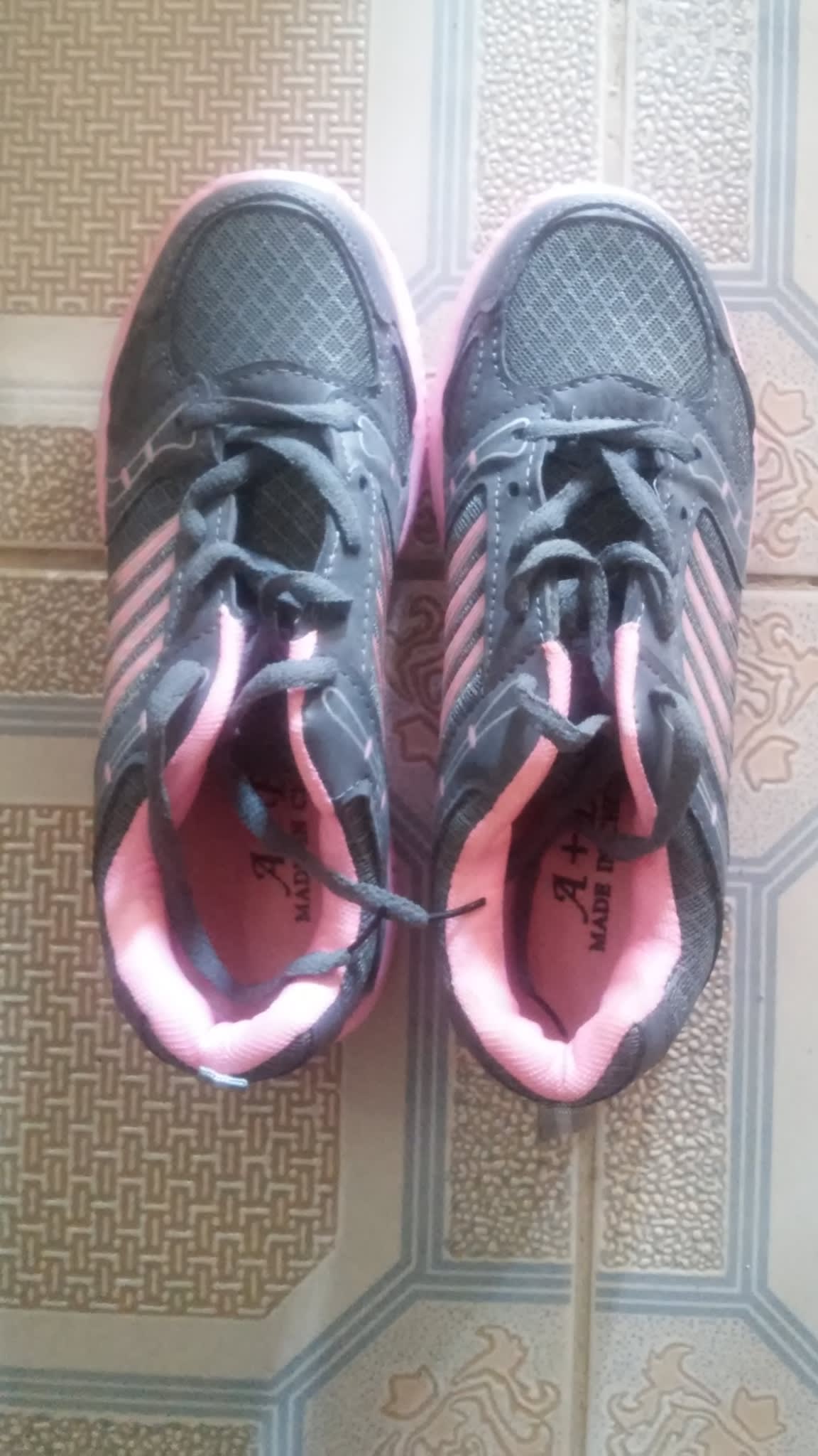 Cute Pink and grey Trainers