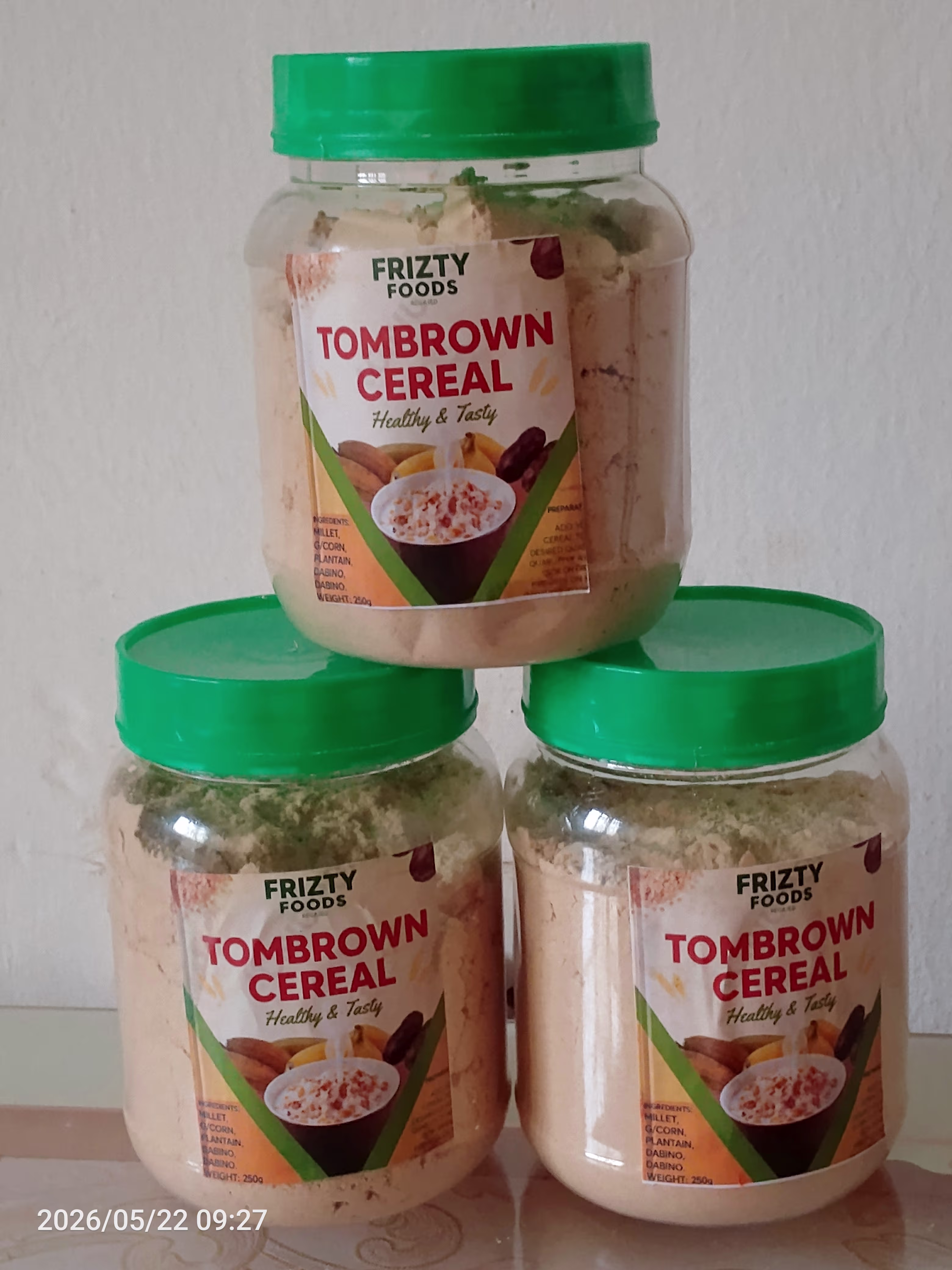 Tombrown cereal