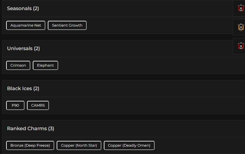 Level 79 | Ranked Ready | 2 Black Ice | 2 Universal | #4766