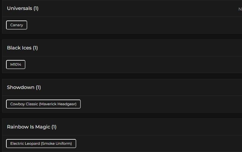 Level 107 | Ranked Ready | 1 Black Ice | 1 Universal | #8713