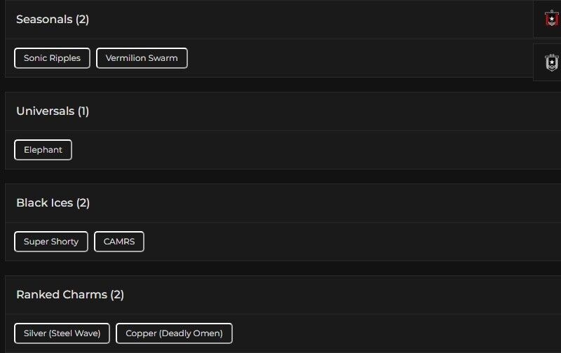 Level 81 | Silver | 2 Black Ice | 1 Universal | #6919