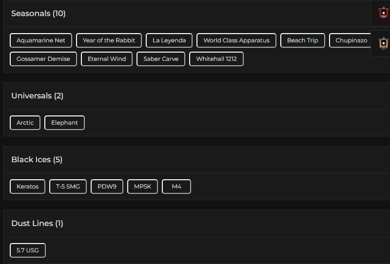 Level 89 | Ranked Ready | 5 Black Ice | 2 Universal | 7 Pro League | #2151