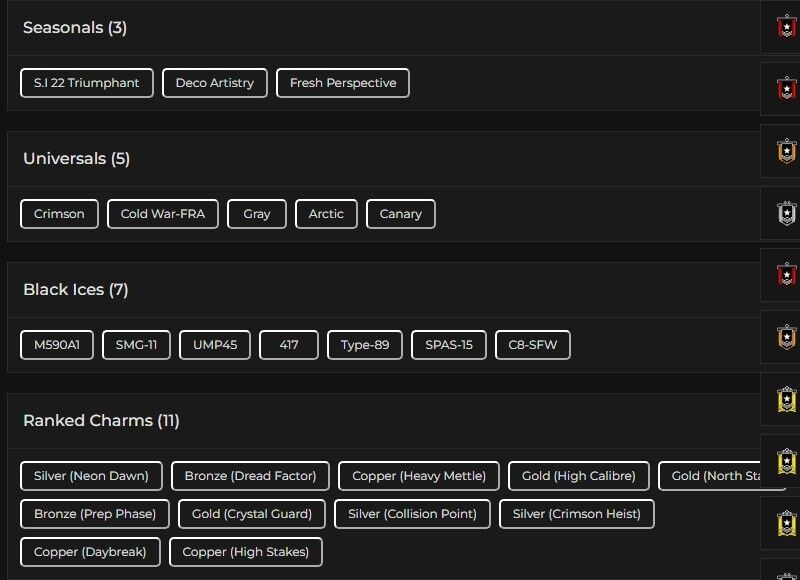 Level 137 | 3x Gold | 7 Black Ice | 5 Universal | 1 Elite | 1 Pro League | #6429 Level 137 | 3x Gold | 7 Black Ice | 5 Universal | 1 Elite | 1 Pro League | #6429