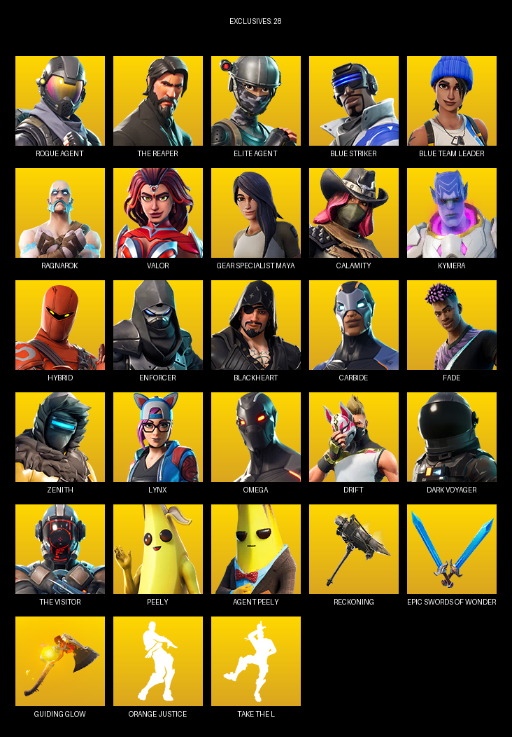 Fortnite Account ( PC ) (Take The L) (55 Skins)