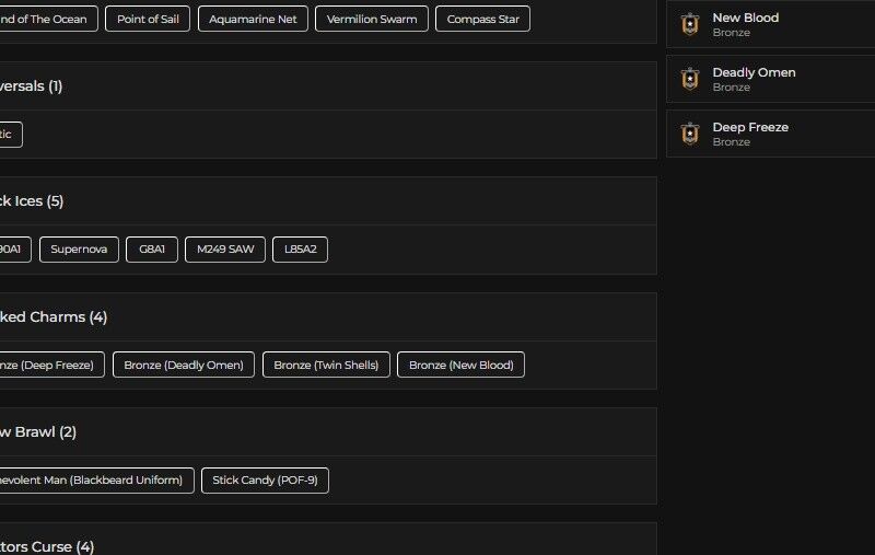 Level 77 | Ranked Ready | 5 Black Ice | 1 Universal | #1961