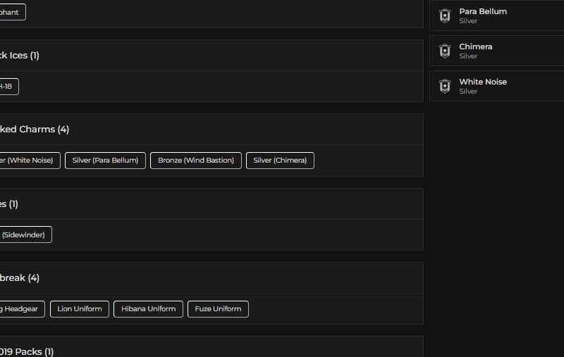 Level 75 | 3x Silver | 1 Black Ice | 1 Universal | 1 Elite | #1541