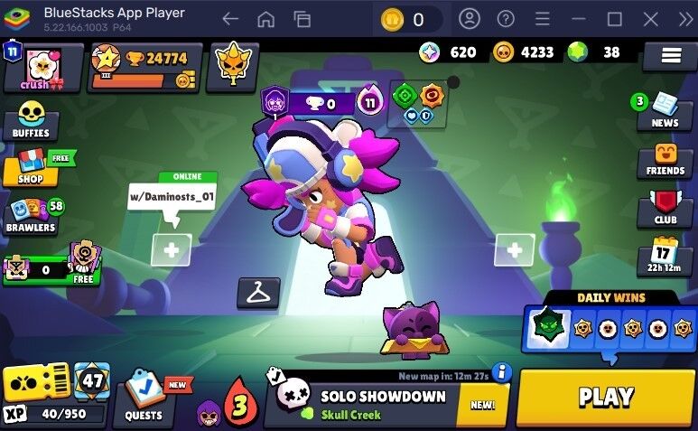 142 SKINS 🔥 12 HYPERCHARGE 🔥 24.774 TROPHIES 🔥13 BUFFIES 💜 72 BRAWLERS 💜 11 PRESTIGE 💜 14 MAX BRAWLERS 🔥20K