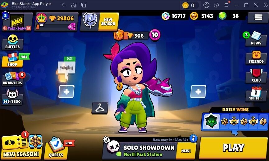Brawl Stars Account (IOS/ANDROID) – 124 SKINS | 3 HYPERCHARGE | REBEL LOLA | 29,806 TROPHIES | 1 BUFFIES | 77 BRAWLERS | 3 PRESTIGE | 7 MAX BRAWLERS |