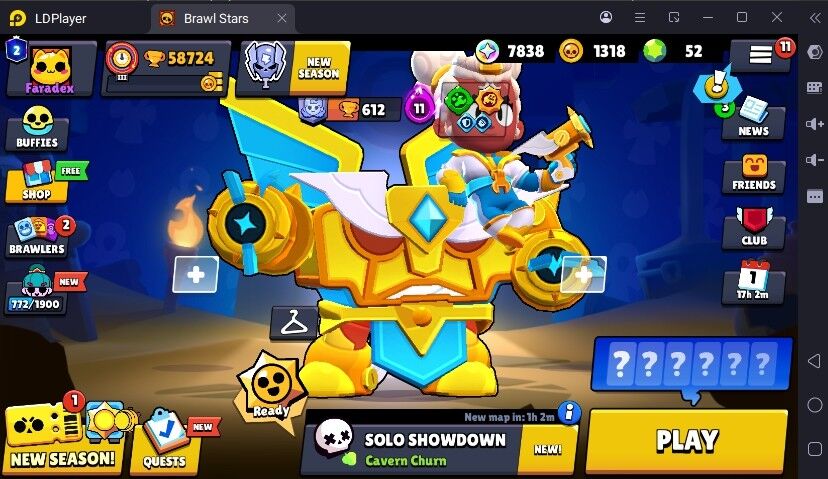 272 SKINS 🔥 18 HYPERCHARGE 🔥 FURIOUS FANG 🧡 58.724 TROPHIES 🔥 96 BRAWLERS 💜 2 PRESTIGE 💜 25 MAX BRAWLERS 🔥 40K 50K