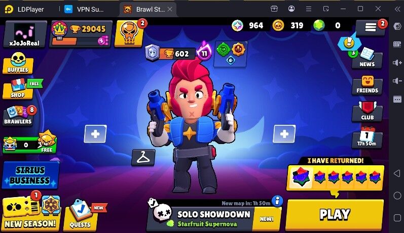 Brawl Stars Account (IOS/ANDROID) – 138 SKINS | 5 HYPERCHARGE | 29,045 TROPHIES | 80 BRAWLERS | 0 PRESTIGE | 10 MAX BRAWLERS | 20K