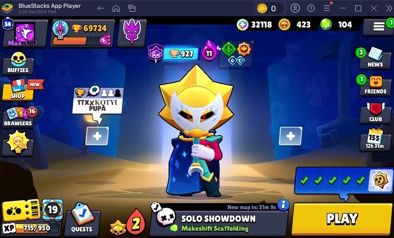 24 BUFFIES 💜 340 SKINS 🔥 27 HYPERCHARGE 🔥 X2 LEGENDARY 2024 🧡 BELLE GOLDHAND 🧡 70.000 TROPHIES 🔥 100 BRAWLERS 💜 34 PRESTIGE 💜 42 MAX BRAWLERS 🔥70K