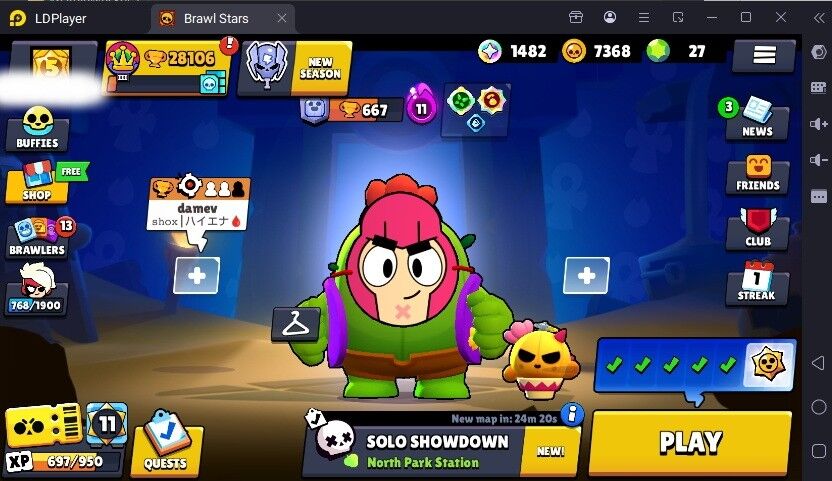 Brawl Stars Account (IOS/ANDROID) – 145 SKINS | 6 HYPERCHARGE | 28,106 TROPHIES | 15 BUFFIES | 87 BRAWLERS | 0 PRESTIGE | 12 MAX BRAWLERS | 20K