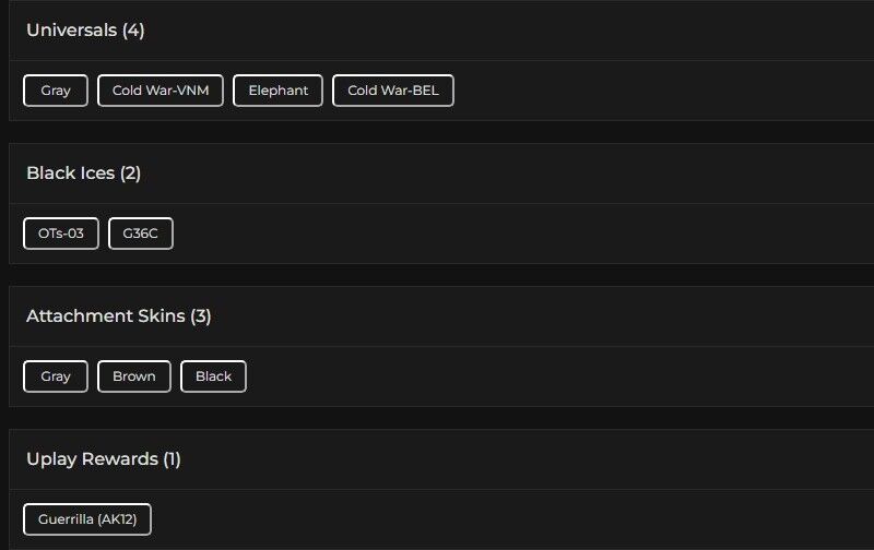 Level 111 | Ranked Ready | 2 Black Ice | 4 Universal | #2885