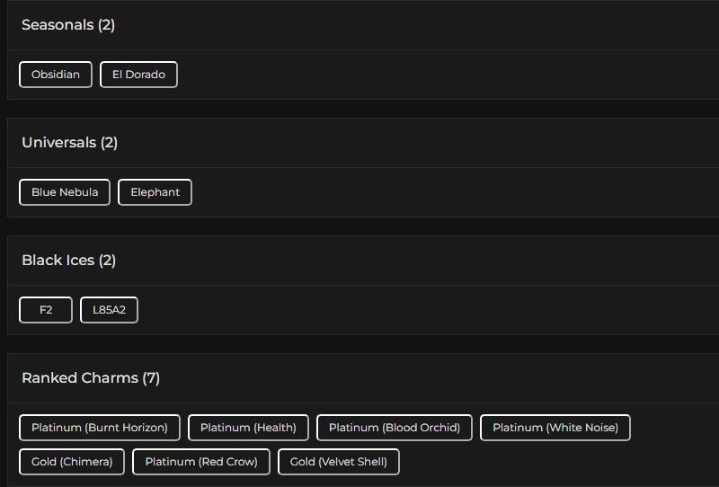 Level 166 | 5x Platinum | 2 Black Ice | 2 Universal | 1 Elite | #3037 Level 166 | 5x Platinum | 2 Black Ice | 2 Universal | 1 Elite | #3037