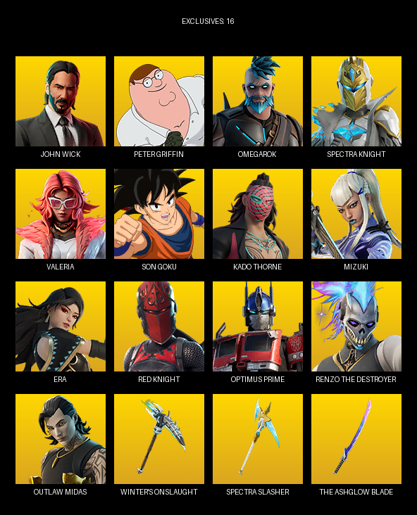 Fortnite Account ( PC ) (Omegarok) (88 Skins)