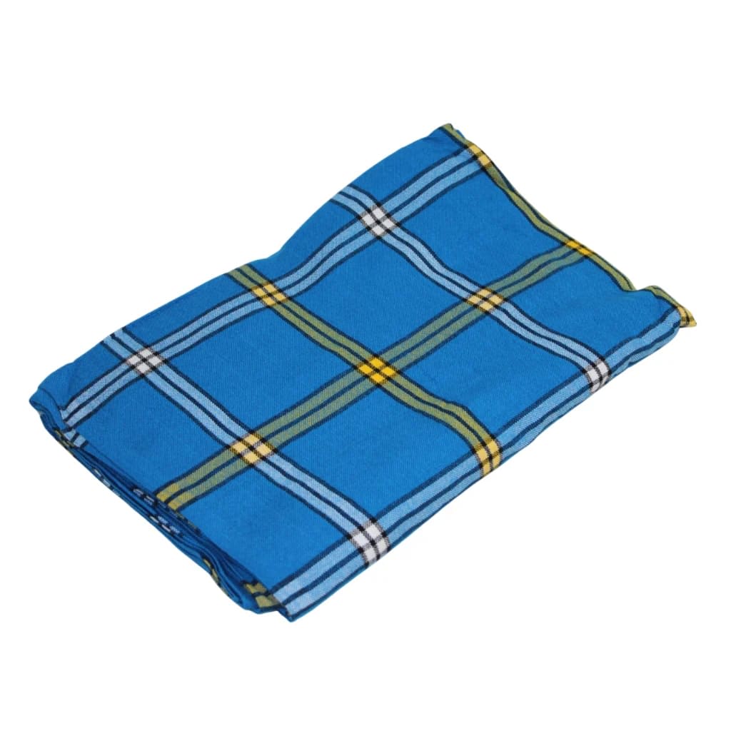 Maasai Shuka (Blue-Yellow Checkered)