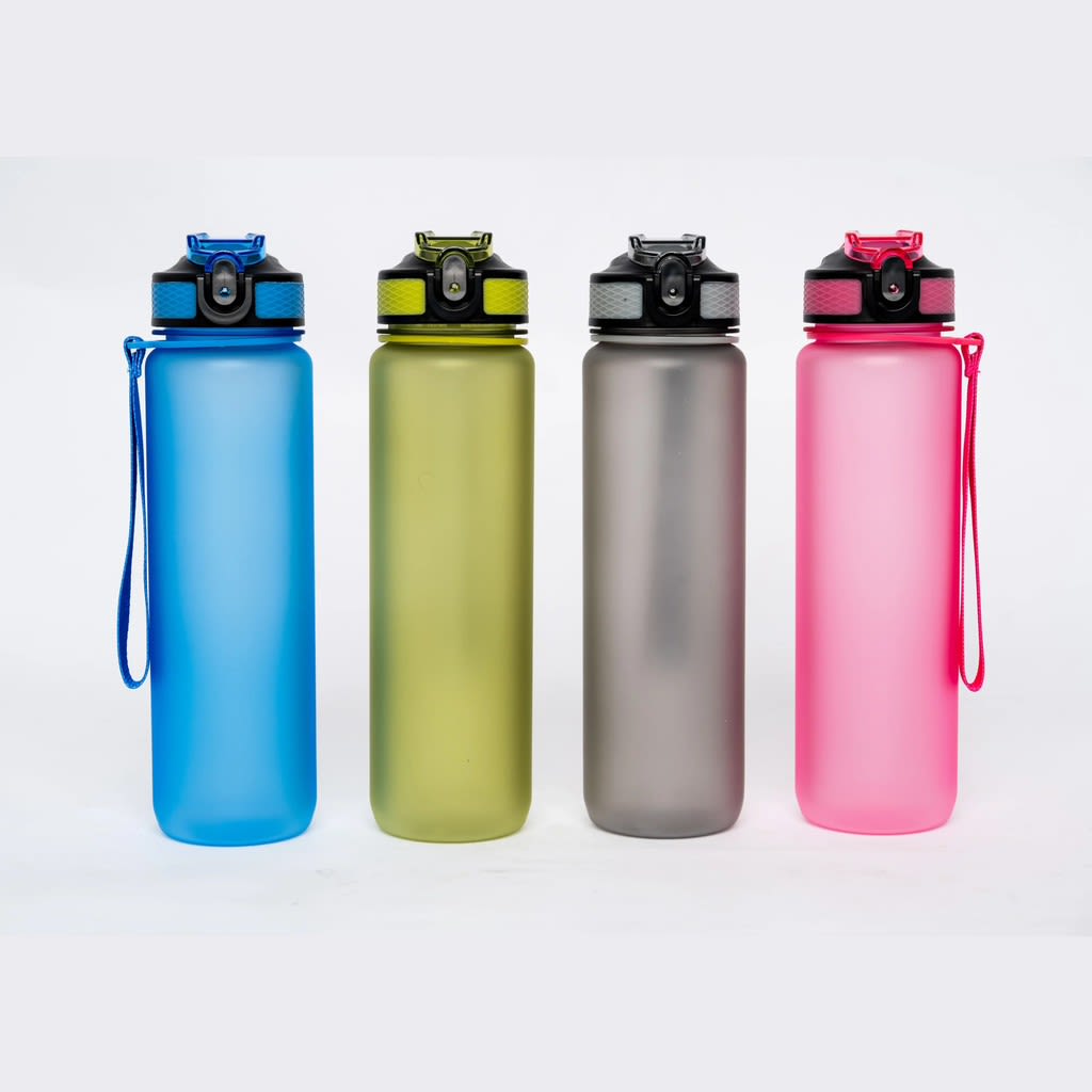1 Litre Plastic Bottles with Straw