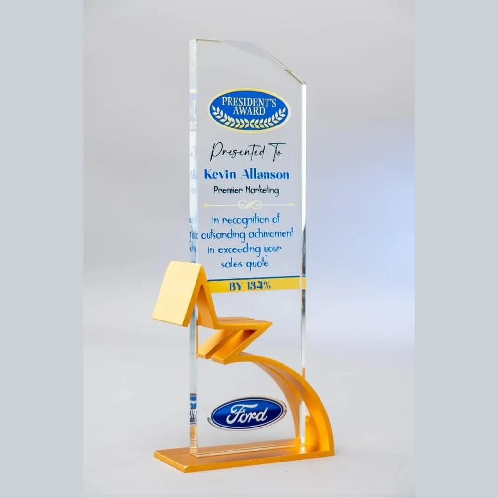 Gold Metallic Base Awards