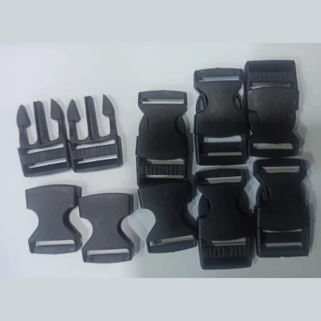 Black Plastic Side-Release Buckles