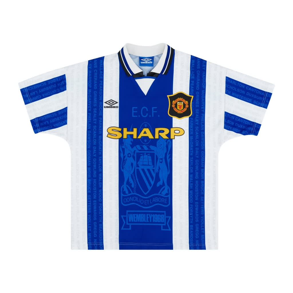 Man U Blue White Sharp