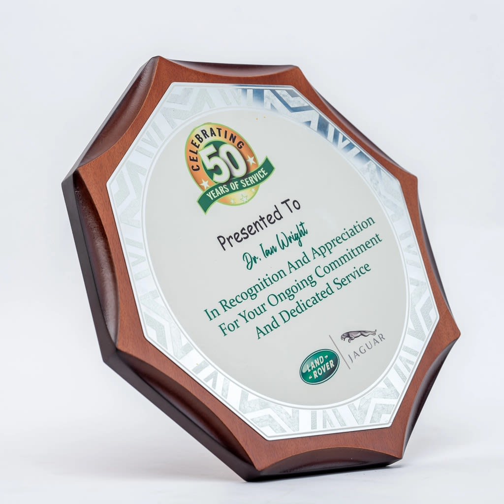 Octagon Wooden Awards Standard