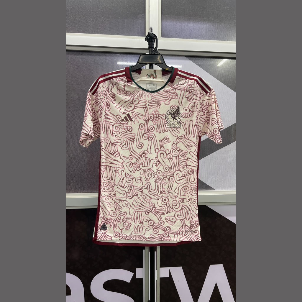 Mexico Away 2022 Cream Maroon