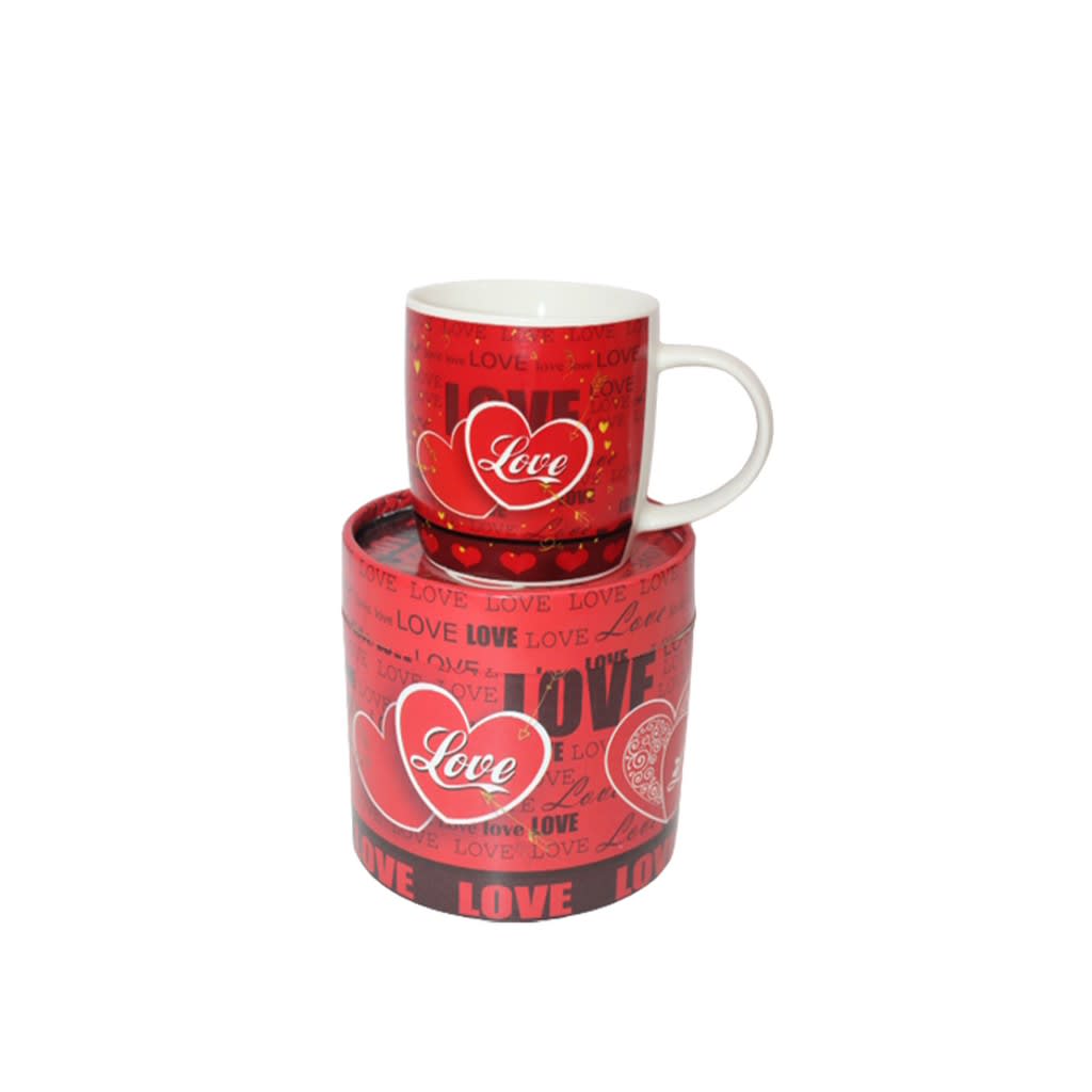 Valentine's Day Ceramic Mugs (Red)